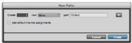 Avid Pro Tools 12.3 - Pour créer un chemin : - 1