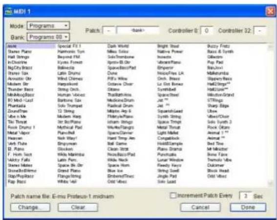 Avid Pro Tools HD 8.1 - Pour Importer des noms de patch MIDI dans Pro Tools : - 4
