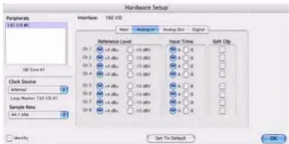Avid Pro Tools HD 8.1 - Pour configurer les commandes pour une interface 192 I/O : - 1