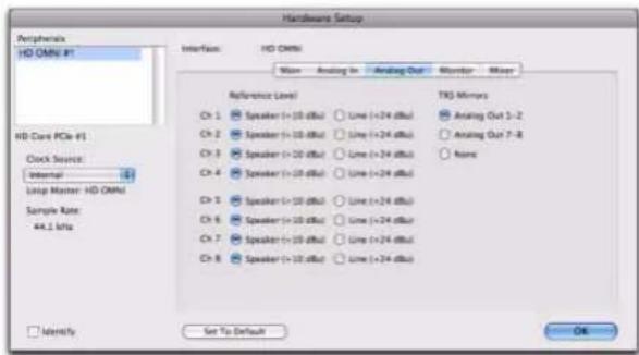 Avid Pro Tools HD 8.1 - Pour configurer HD OMNI dans Pro Tools : - 2