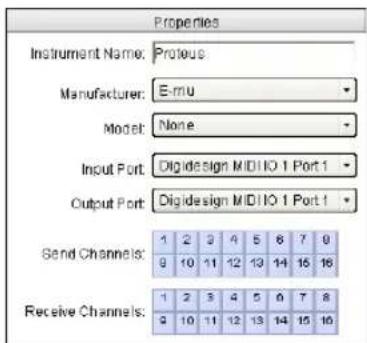 Avid Pro Tools HD 8.1 - Section Properties - 1