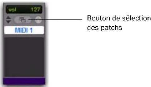 Avid Pro Tools HD 8.1 - Pour Importer des noms de patch MIDI dans Pro Tools : - 2