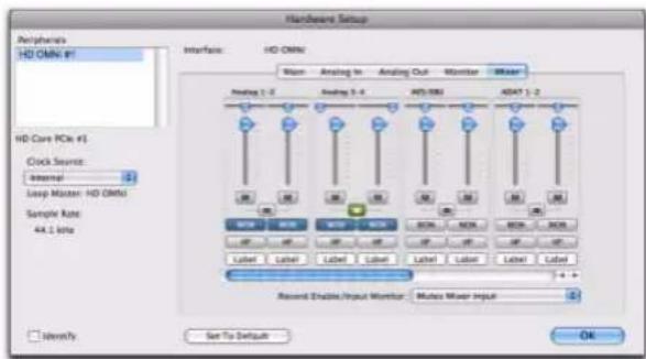 Avid Pro Tools HD 8.1 - Pour configurer HD OMNI dans Pro Tools : - 5