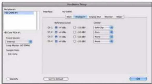 Avid Pro Tools HD 8.1 - Pour configurer HD OMNI dans Pro Tools : - 3