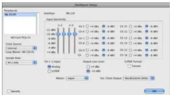 Avid Pro Tools HD 8.1 - Pour configurer les commandes pour une interface 96i I/O: - 1