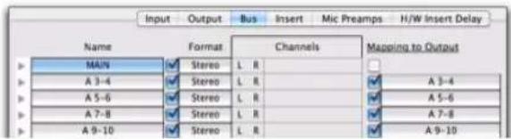 Avid Pro Tools HD 8.1 - Pour creer un nouveau bus de sortie et I'affector a un chemin de sortie : - 2