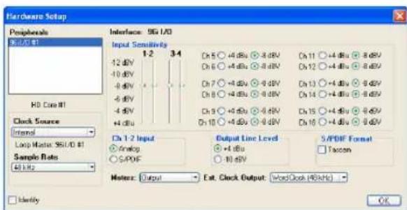 Avid Pro Tools HD 8.0 - Pour configurer les commandes pour une Interface d'E/S 96i : - 1