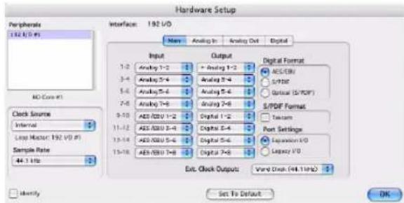 Avid Pro Tools HD 8.0 - Configuration des interfaces audio - 1