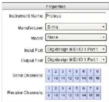 Avid Pro Tools HD 8.0 - Section Properties - 1