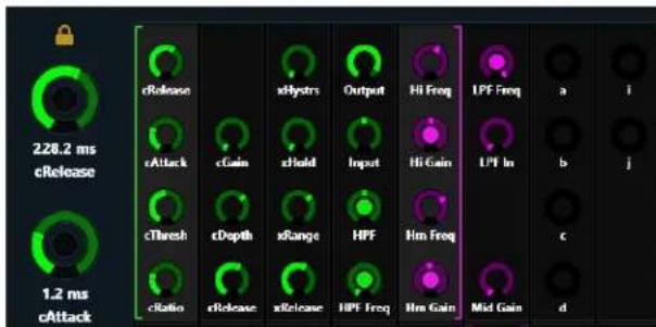 Avid Pro Tools S6 - Assignation de paramètres aux boutons de la piste Attention - 1