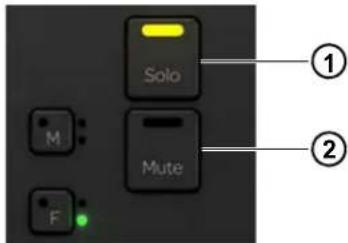 Solo Mute F ① ②