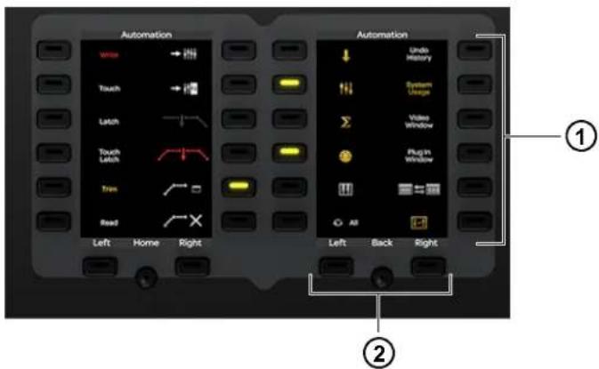 Avid Pro Tools S6 - Sections de touches programmables - 1