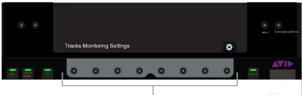 Avid Pro Tools S6 - Touches du menu principal - 1