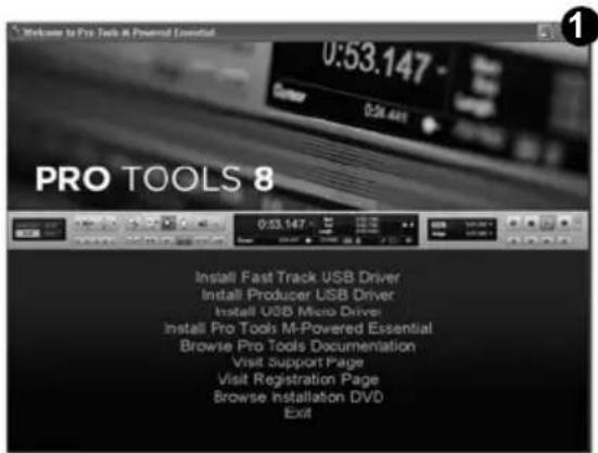 Avid Pro Tools Vocal Studio - Instructions d'installation pour Windows XP et Vista - 1