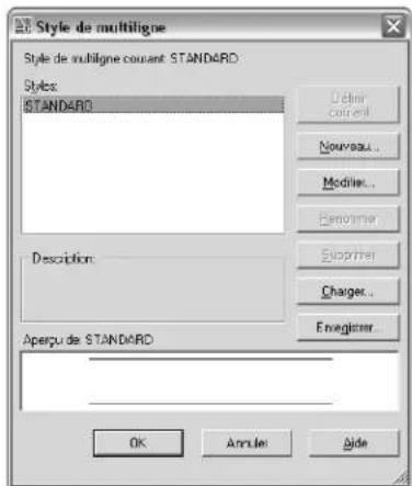 AUTODESK AutoCAD 2008 - Pour définir un style de multiligne - 1