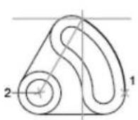 AUTODESK AutoCAD 2008 - Création d'arcs en indiquant le point de départ, le centre et l'angle - 2
