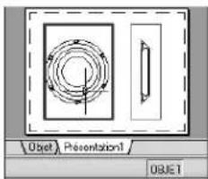 AUTODESK AutoCAD 2008 - Modification de la vue dans la fenêtre de présentation - 1