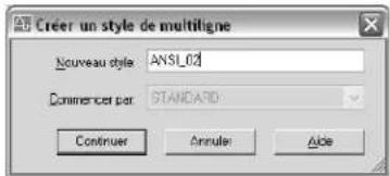 AUTODESK AutoCAD 2008 - Pour définir un style de multiligne - 2