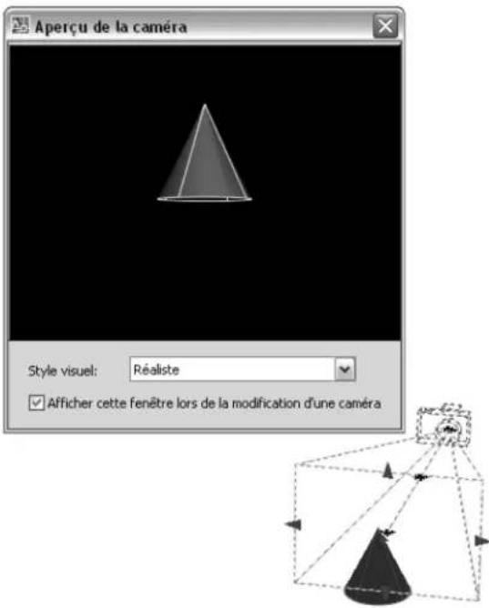 AUTODESK AutoCAD 2008 - Modification des propriétés d'une caméra - 1