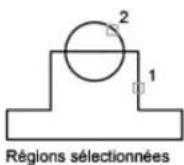 AUTODESK AutoCAD 2008 - Création et combinaison d'aires (régions) - 4
