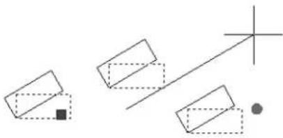 AUTODESK AutoCAD 2008 - Définition du type de point de base pour une action de rotation - 3