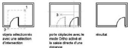 AUTODESK AutoCAD 2008 - Utilisation du déplacement-étirement - 1