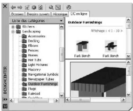 AUTODESK AutoCAD 2008 - Présentation de DesignCenter en ligne - 1