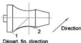 AUTODESK AutoCAD 2008 - Création d'arcs en indiquant le point de départ, l'extrémité et la direction ou le rayon - 2