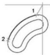 AUTODESK AutoCAD 2008 - Création d'arcs en indiquant le point de départ, le centre et l'angle - 4