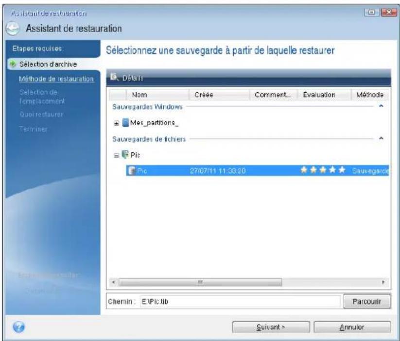 ACRONIS True Image 2017 - Tester la restauration et vérifier les lecteurs et l'adaptateur réseau - 1