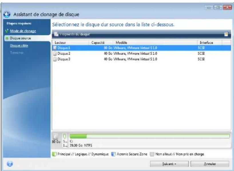 ACRONIS True Image 2017 - Pour cloner un disque : - 1