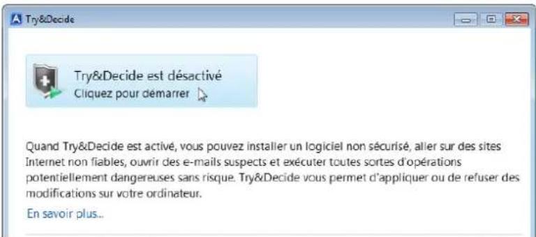 ACRONIS True Image 2017 - Pour utiliser Try&Decide : - 1