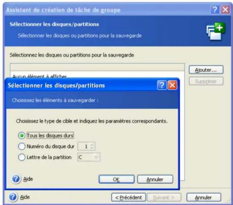 ACRONIS True Image Echo Enterprise Server - Créer de nouvelles tâches de groupe - 1