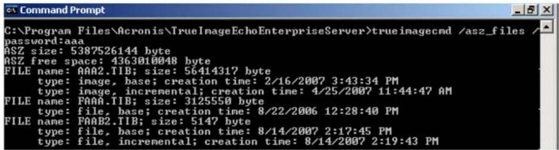 ACRONIS True Image Echo Enterprise Server - Acronis Secure Zone: gestion des sauvegardes par noms de fichiers - 1