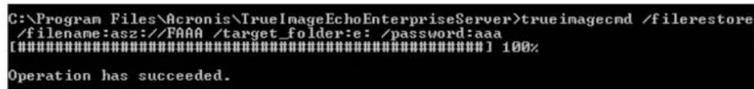 ACRONIS True Image Echo Enterprise Server - Acronis Secure Zone: gestion des sauvegardes par noms de fichiers - 2