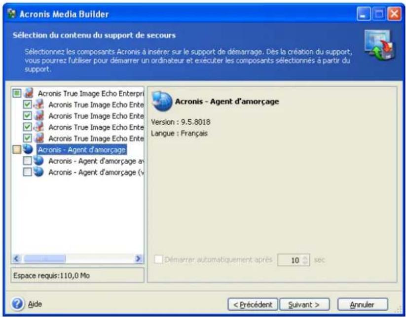 ACRONIS True Image Echo Enterprise Server - Création du support de secours Acronis - 3