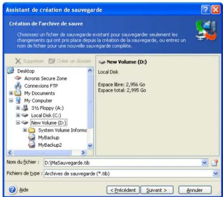 ACRONIS True Image Echo Enterprise Server - Sauvegarde de fichiers et dossiers (sauvegarde fichier) - 5