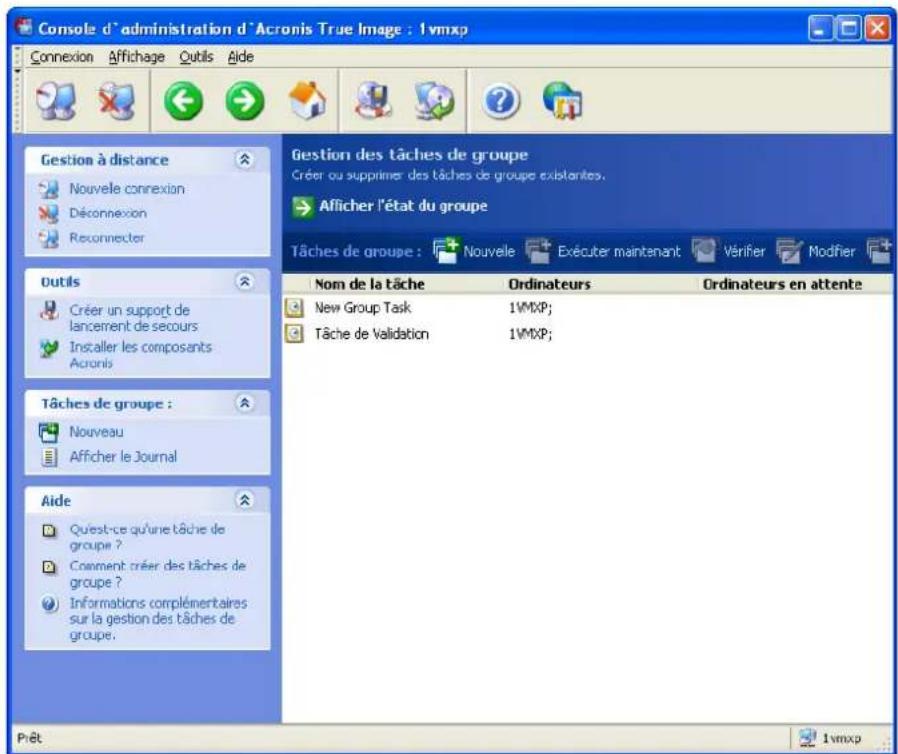 ACRONIS True Image Echo Enterprise Server - Gestion des tâches de groupe - 2
