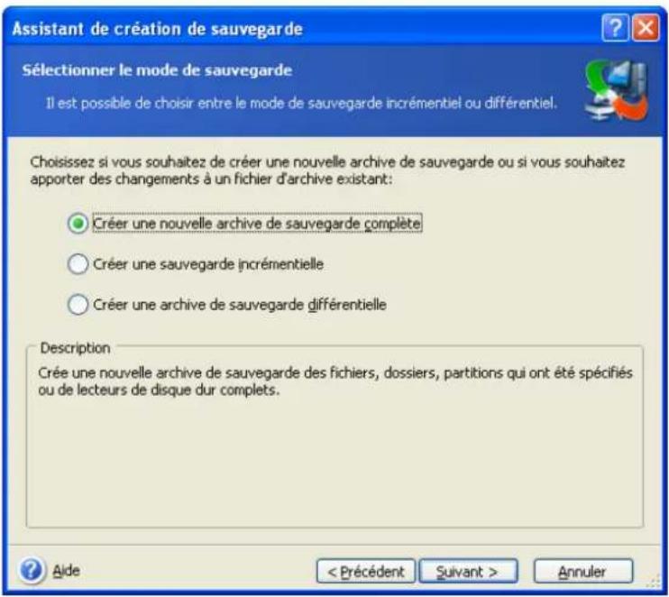 ACRONIS True Image Echo Workstation - Sauvegarde de fichiers et dossiers (sauvegarde fichier) - 7