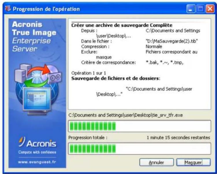 ACRONIS True Image Echo Workstation - Sauvegarde de fichiers et dossiers (sauvegarde fichier) - 8