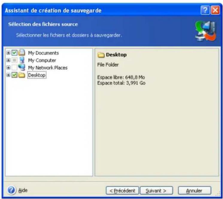 ACRONIS True Image Echo Workstation - Sauvegarde de fichiers et dossiers (sauvegarde fichier) - 1