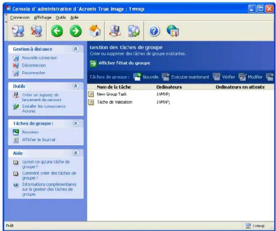 ACRONIS True Image Echo Workstation - Gestion des tâches de groupe - 2