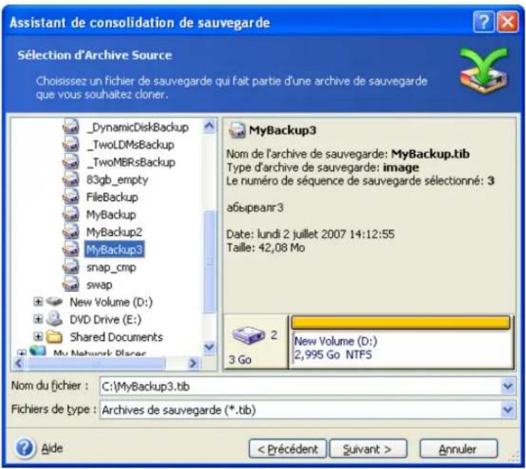 ACRONIS True Image Echo Workstation - Consolidation de sauvegardes - 1