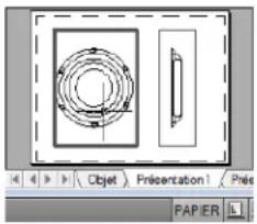 AUTODESK AutoCAD 2009 - Modification de la vue dans la fenêtre de présentation - 1