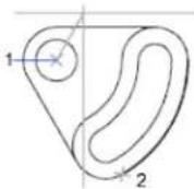 AUTODESK AutoCAD 2009 - Création d'arcs en indiquant le point de départ, le centre et l'angle - 3