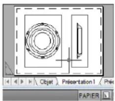 AUTODESK AutoCAD 2009 - Utilisation d'un onglet de présentation - 1