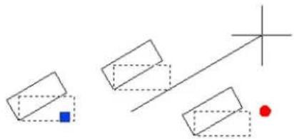 AUTODESK AutoCAD 2009 - Définition du type de point de base pour une action de rotation - 3