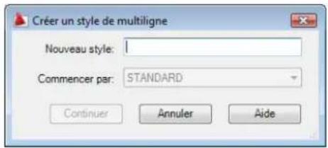AUTODESK AutoCAD 2009 - Pour définir un style de multiligne - 2