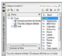 AUTODESK AutoCAD 2009 - Remplacement des propriétés des calques dans les fenêtres - 2