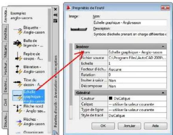 AUTODESK AutoCAD 2009 - Contrôle des propriétés des outils - 1